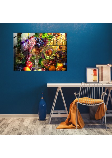 Rembrandt Meyveler Cam Duvar Tablosu - Rembrandt, Cam Duvar Sanatı, Ev Dekorasyonu, Rembrandt, 45X30 fiyatları