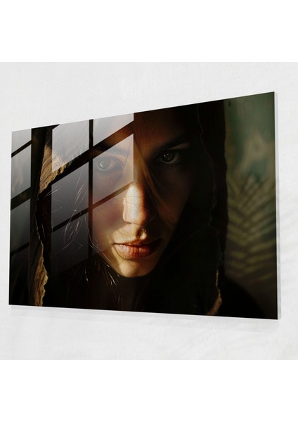 Rembrandt Cam Duvar Sanatı Gizemli Figür - Rembrandt, Cam Sanatı, Gizemli Figür, Rembrandt, 45X30