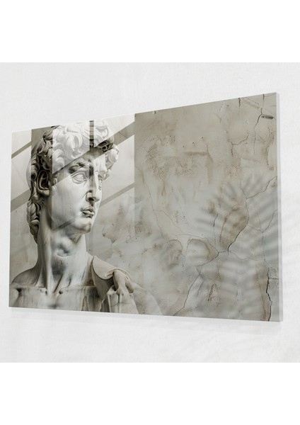 Michelangelo Duvar Süslemesi - Davut Heykeli - Michelangelo, Klasik Sanat, Çizim, Duvar Süslemesi, 45X30