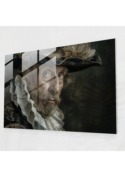 Rembrandt Cam Baskı - Regal Masters - Rembrandt, Sofistike, Cam Duvar Sanatı, Eski Ustalar, 45X30