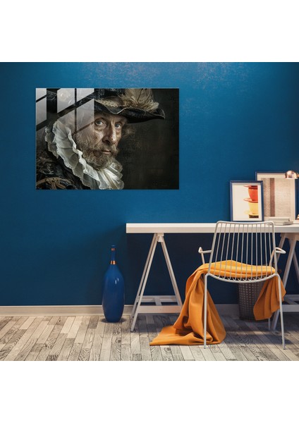 Rembrandt Cam Baskı - Regal Masters - Rembrandt, Sofistike, Cam Duvar Sanatı, Eski Ustalar, 45X30