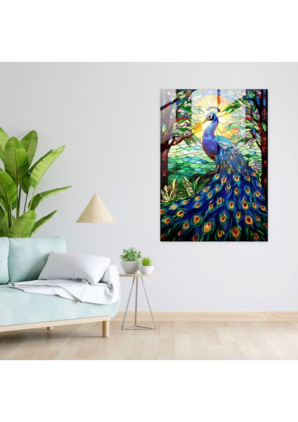 Zarif Cam Duvar Sanatı - Gerçekçi Cam Heykel, Cam Sanatı, Cam Baskı, Zarafet, 30X45 fiyatları