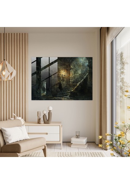 Rembrandt Cam Duvar Sanatı - Rembrandt, Gizli Detay, Rembrandt, Soft Aydınlatma, 45X30 modelleri