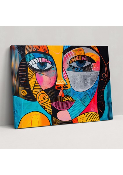 Picasso'dan Esinlenen Duvar Sanatı - Pablo Picasso, Duvar Dekorasyonu, Ev Dekorasyonu, Kanvas Tablo, 50X30