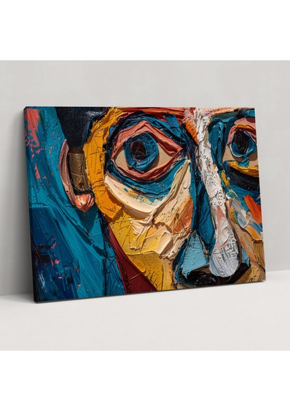 Modern Picasso Duvar Tablosu - Pablo Picasso, Ev Dekorasyonu, Kanvas Tablo, Dokulu Sanat, 50X30