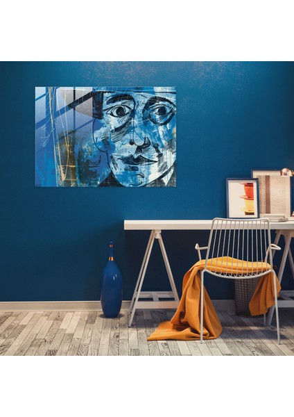 Mavi Dönem Cam Baskı Duvar Tablosu - Pablo Picasso - Pablo Picasso, Pablo Picasso, Cam Baskı, Cam Duvar Sanatı, 45X30