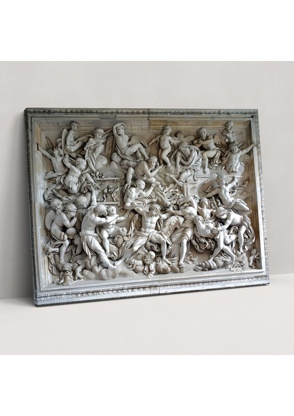 Michelangelo Kanvas Tablo - Dramatik Incil Sahneleri - Michelangelo, Duvar Dekorasyonu, Kanvas Tablo, Kanvas Tablo, 50X30