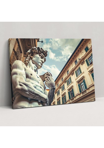 Michelangelo Duvar Sanatı - Michelangelo, Kanvas, Duvar Dekorasyonu, Michelangelo, 50X30