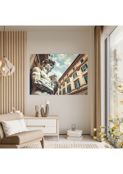 Michelangelo Duvar Sanatı - Michelangelo, Kanvas, Duvar Dekorasyonu, Michelangelo, 50X30 modelleri