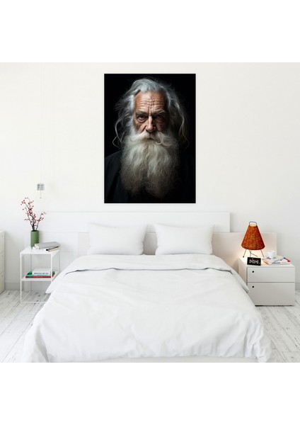 Yaşlı Insanlar Kanvas Tablo - Yaşlılar, Fotogerçekçi Portre, Duvar Sanatı, Kanvas Tablo, 30X50 fiyatları