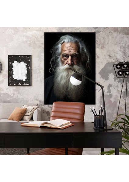 Yaşlı Insanlar Kanvas Tablo - Yaşlılar, Fotogerçekçi Portre, Duvar Sanatı, Kanvas Tablo, 30X50 modelleri