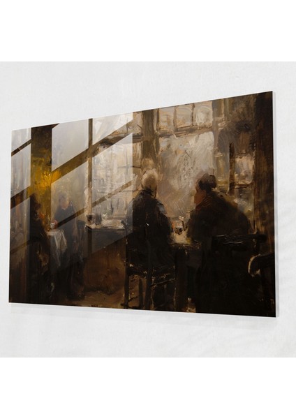 Rembrandt Modern Sanat - Rembrandt, Ham Duygu, Gündelik Yaşam, Hassas Fırça Çalışması, 45X30