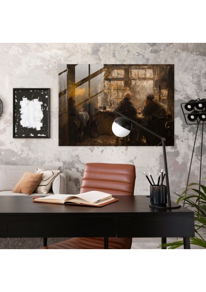 Rembrandt Modern Sanat - Rembrandt, Ham Duygu, Gündelik Yaşam, Hassas Fırça Çalışması, 45X30 fiyatları