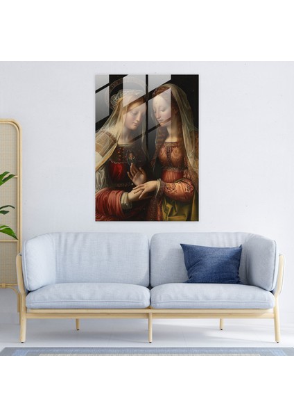 Raffaello Sanzio Cam Baskı: Meryem Ana'nın Evliliği - Raffaello Sanzio, Raffaello Sanzio, Cam Baskı, Modern Sanat, 60X90 modelleri