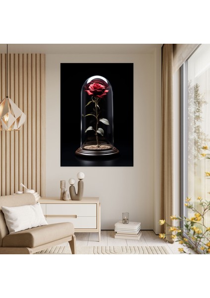 Gerçekçi Cam Heykel Duvar Sanatı - Gerçekçi Cam Heykel, Ev Dekorasyonu, Duvar Sanatı, Cam Kubbe, 30X50 modelleri