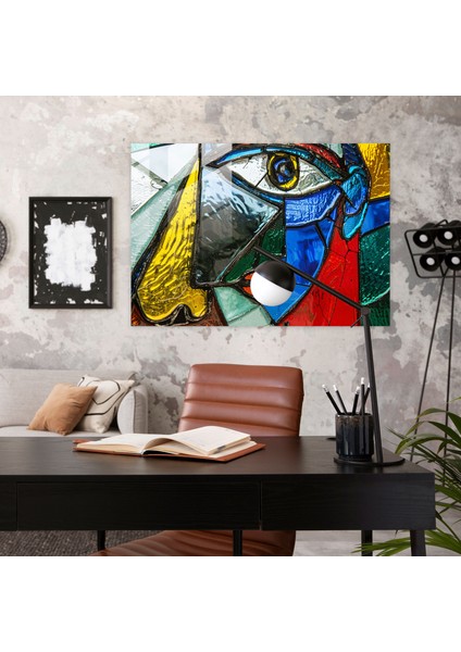 Pablo Picasso Modernist Cam Sanatı - Pablo Picasso, Portre Sanatı, Cam Sanatı, Çağdaş Sanat, 45X30 modelleri
