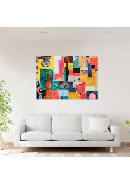 Pablo Picasso Kanvas Tablo - Pablo Picasso, Duvar Sanatı, Cesur Renkler, Ev Dekorasyonu, 50X30