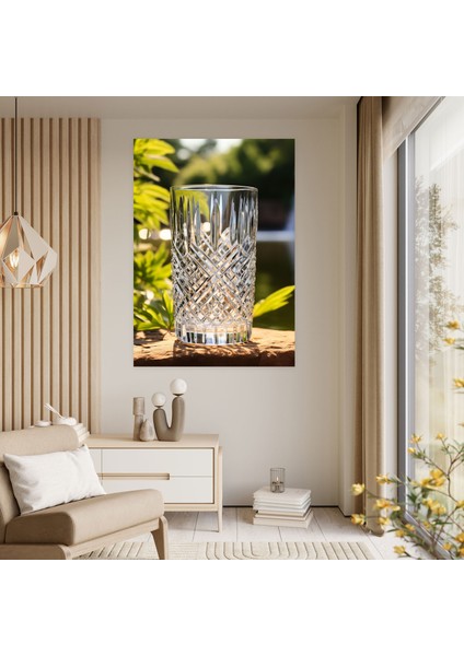 Gerçekçi Cam Heykel Duvar Sanatı - Gerçekçi Cam Heykel, Kanvas, Ev Dekorasyonu, Cam Heykel, 30X50 fiyatları