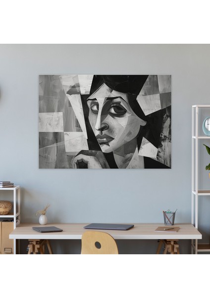 Kübist Kadın Pablo Picasso Kanvas Tablo - Pablo Picasso, Kanvas Tablo, Ev Dekorasyonu, Kanvas Tablo, 50X30