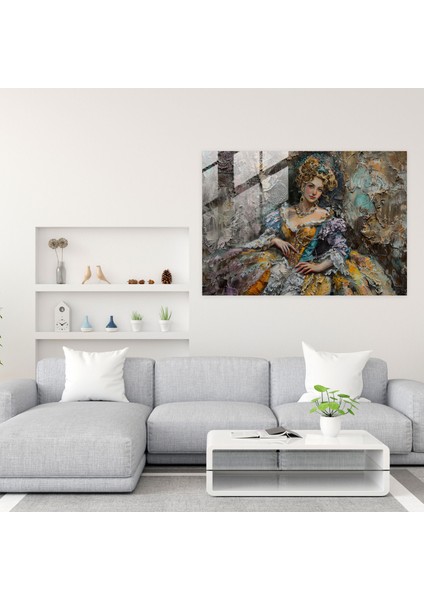 Rokoko Tarzı Resim Modern Sanat - Rokoko Tarzı Resim, Duvar Dekorasyonu, Ev Dekorasyonu, Rokoko Tarzı Resim, 90X60 fiyatları