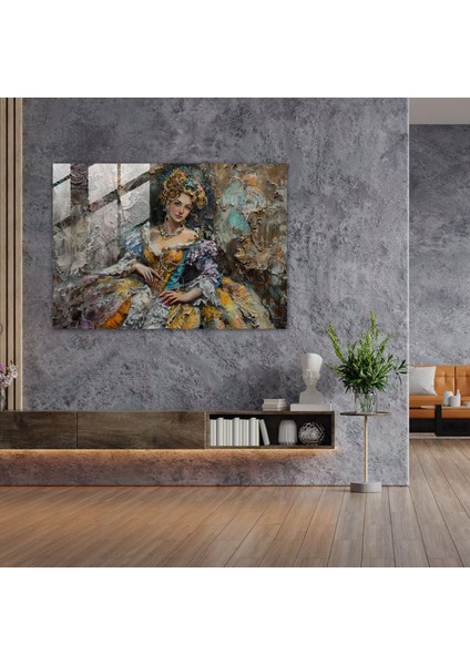 Rokoko Tarzı Resim Modern Sanat - Rokoko Tarzı Resim, Duvar Dekorasyonu, Ev Dekorasyonu, Rokoko Tarzı Resim, 90X60 modelleri