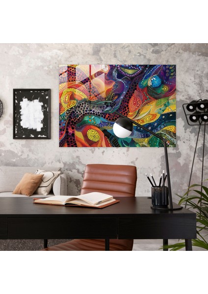 Mozaik Tasarımı Pointilizm Modern Sanat - Pointilizm, Pointilizm, Ev Dekorasyonu, Modern Sanat, 45X30 modelleri