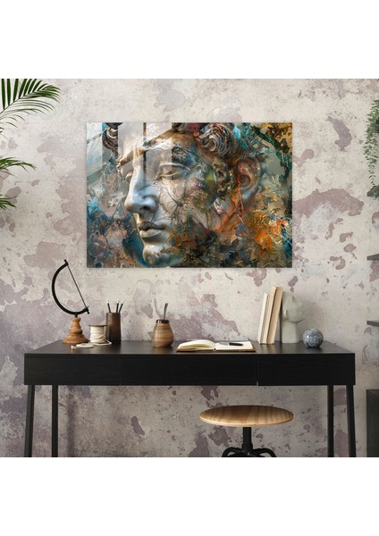 Michelangelo Cam Duvar Sanatı: Duygusal Ifadeler - Michelangelo, Cam Duvar Sanatı, Duvar Dekorasyonu, Michelangelo, 45X30 modelleri