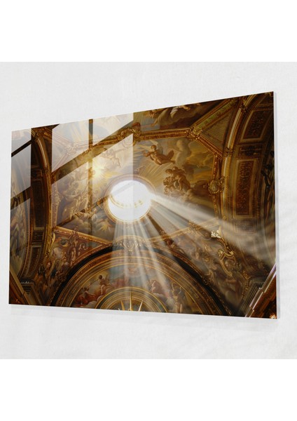 Michelangelo Cam Duvar Sanatı - Michelangelo, Ev Dekorasyonu, Cam Sanatı, Modern Sanat, 45X30