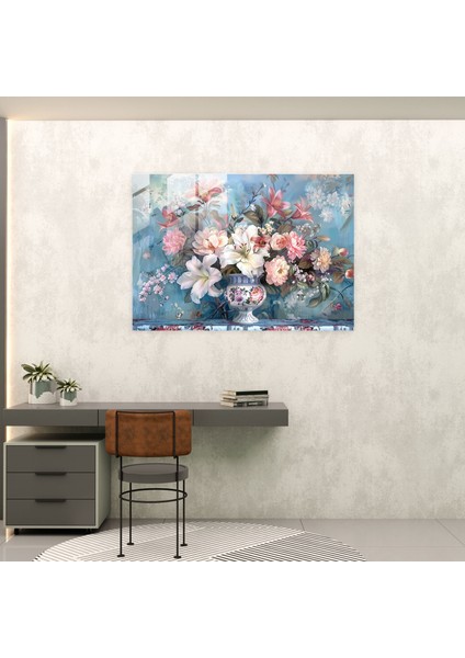 Rokoko Tarzı Resim Cam Baskı - Rokoko Tarzı Resim, Cam Sanatı, Rokoko Tarzı Resim, Ev Dekorasyonu, 45X30