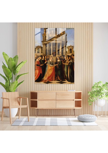 Raffaello Sanzio Düğün Cam Baskı - Raffaello Sanzio, Cam Sanatı, Cam Baskı, Duvar Dekorasyonu, 30X45 modelleri