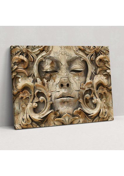 Michelangelo Duvar Sanatı - Michelangelo, Michelangelo, Kanvas Tablo, Sanat Dekoru, 50X30