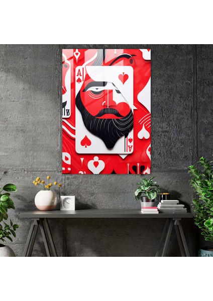 Cam Duvar Sanatı Oyun Kartları - Oyun Kartları, Büyük Boy Oyun Kartları, Oyun Kartları, Canlı Fon, 30X45 fiyatları