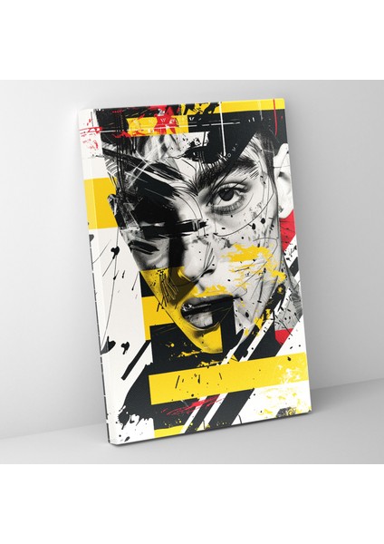 Popart Tarzı Kanvas Tablo - Popart, Popart Tarzı, Duvar Sanatı, Kanvas Tablo, 30X50