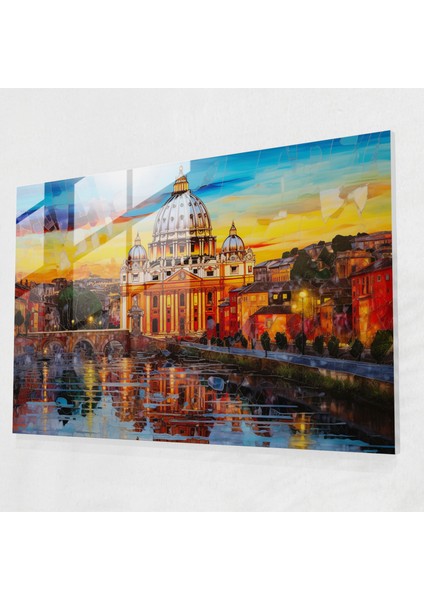 Vatikan Şehri Cam Duvar Sanatı - Roma, Roma, Ilahi Güzellik, Cam Sanatı, 45X30