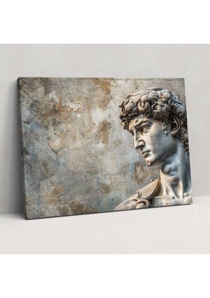Michelangelo David Duvar Tablosu - Michelangelo, Michelangelo, Kanvas Tablo, Ev Dekorasyonu, 50X30