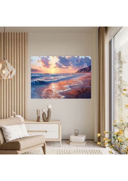Gerçekçilik Deniz Manzarası Duvar Sanatı - Gerçekçilik, Gerçekçilik, Ev Dekorasyonu, Duvar Dekorasyonu, 50X30