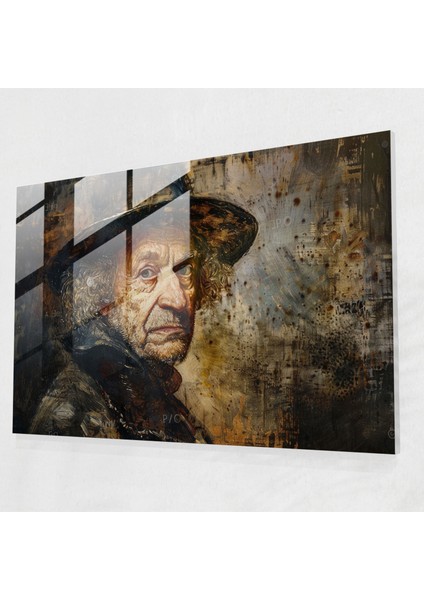 Rembrandt Cam Baskı Klasik Sanat Eseri - Rembrandt, Cam Baskı, Duvar Süslemesi, Modern Sanat, 45X30