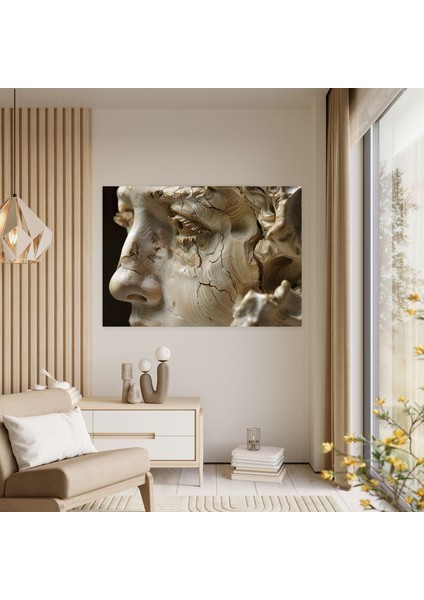 Michelangelo Usta Işçilik Kanvas Tablo - Michelangelo, Kanvas Tablo, Duvar Sanatı, Ev Dekorasyonu, 50X30