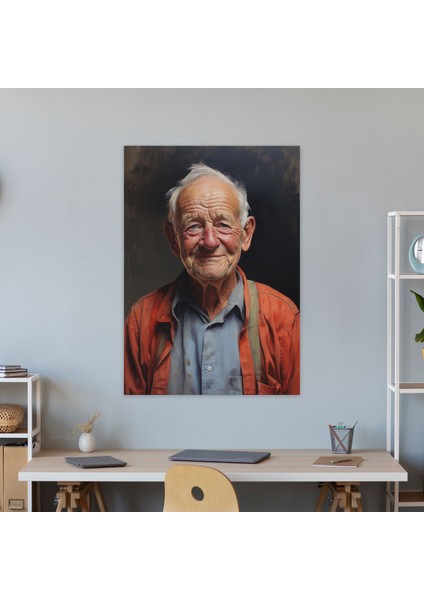 Yaşlı Insanlar Kanvas Tablo - Yaşlılar, Ev Dekorasyonu, Gerçekçi Portre, Bilgelik, 30X50 modelleri