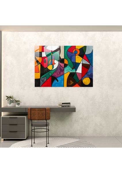 Pablo Picasso Cam Duvar Sanatı - Pablo Picasso, Cam Duvar Sanatı, Soyut Sanat, Pablo Picasso, 45X30