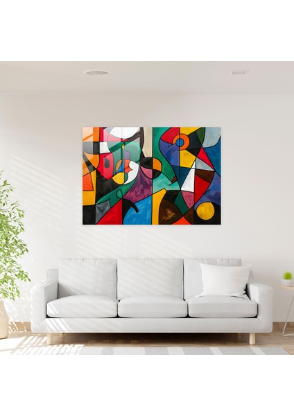 Pablo Picasso Cam Duvar Sanatı - Pablo Picasso, Cam Duvar Sanatı, Soyut Sanat, Pablo Picasso, 45X30