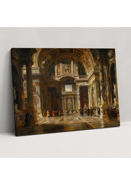 Neoklasizm Kanvas Tablo Duvar Tablosu - Neoklasizm, Kanvas Tablo, Neoklasizm, Duvar Dekorasyonu, 50X30