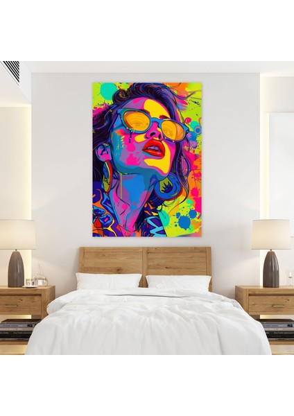 Popart Tarzı Duvar Tablosu - Popart, Kanvas Tablo, Duvar Sanatı, Duvar Dekorasyonu, 30X50 modelleri