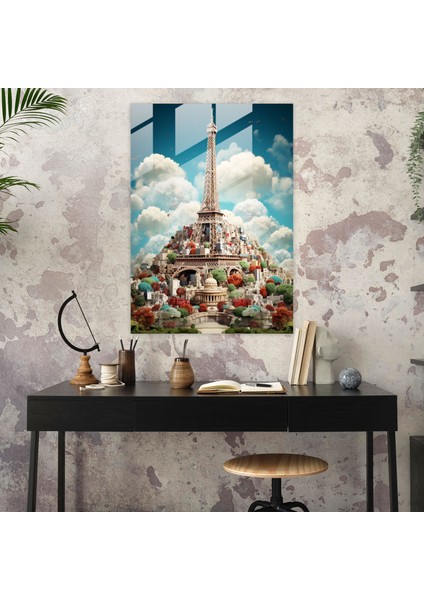 Oppenheimer Cam Baskı - Küresel Simgesel Yapılar - Oppenheimer, Ev Dekorasyonu, Dijital Kolaj, Oppenheimer, 30X45 fiyatları