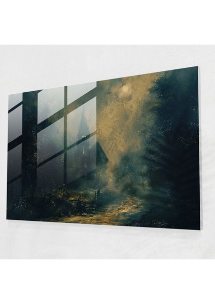 Rembrandt Modern Sanat Benzersiz Perspektif - Rembrandt, Cam Sanatı, Benzersiz Perspektif, Modern Sanat, 45X30