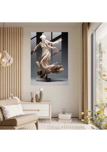 Zarif Dans Cam Baskı - Yaşlılar, Cam Sanatı, Cam Duvar Sanatı, Yaşlılar, 30X45 modelleri