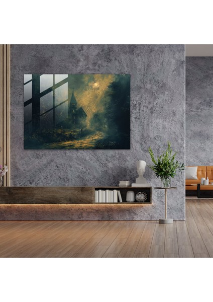 Rembrandt Modern Sanat Benzersiz Perspektif - Rembrandt, Cam Sanatı, Benzersiz Perspektif, Modern Sanat, 45X30