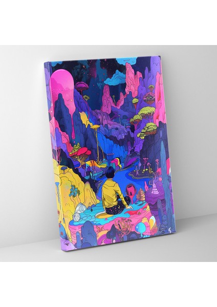 Popart Tarzı Duvar Dekorasyonu - Popart, Kanvas Tablo, Ev Dekorasyonu, Popart Tarzı, 30X50