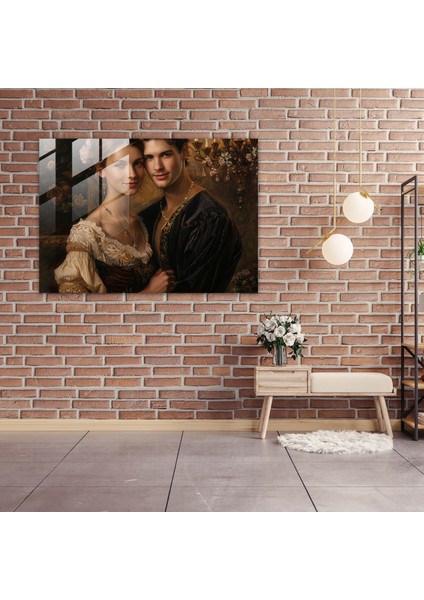 Rembrandt Çift Modern Sanat - Rembrandt, Cam Baskı, Rembrandt, Modern Sanat, 45X30 fiyatları