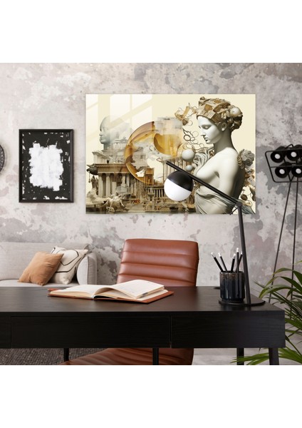 Roma Modern Sanat - Roma, Roma Heykelleri, Gerçeküstü Karışık Teknik Kolaj, Modern Objeler, 70X50